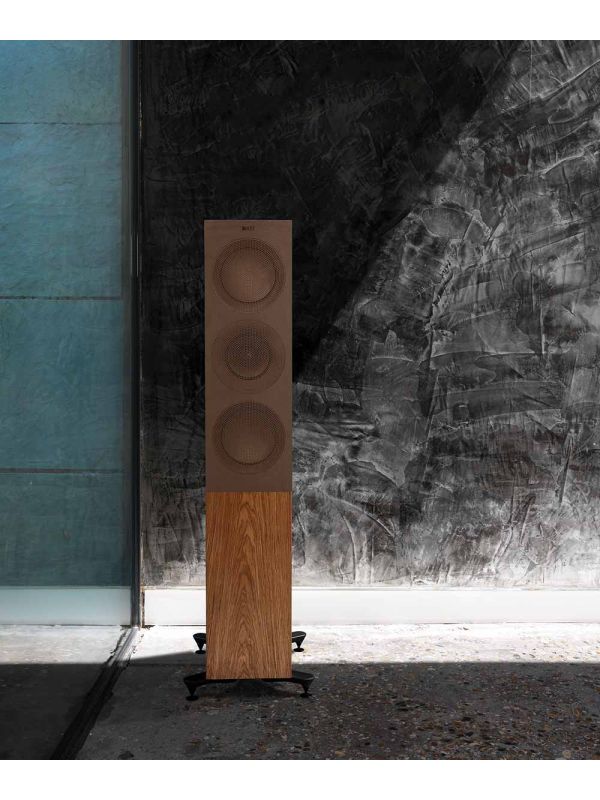 KEF Uni-Q® Mid-sized Floorstanding Tower Speakers Color Walnut (R7)(FINAL SALE)