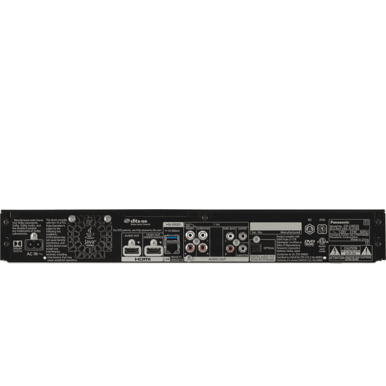 Panasonic 4K HDR10+ et Dolby Vision UHD Blu Ray Player (DP-UB820)