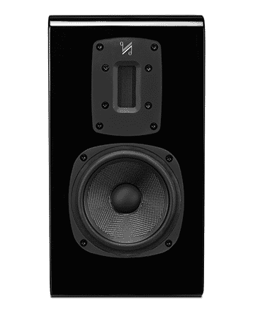 Quad Hybrid Bookshelf Speakers Color Black Oak  (S1)