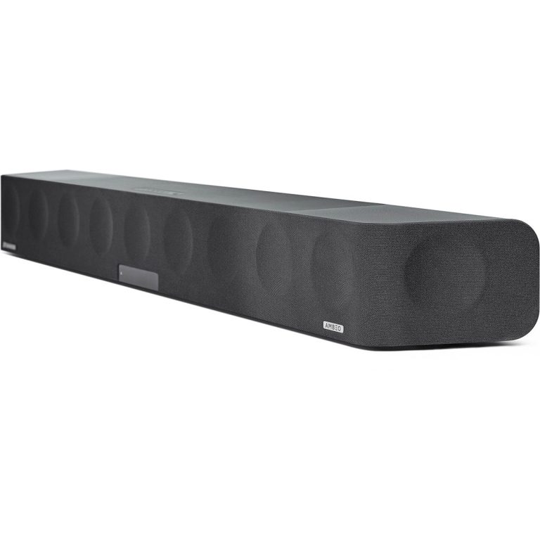 Sennheiser AMBEO MAX: Dolby Atmos Soundbar with Wi-Fi and Bluetooth (Black)