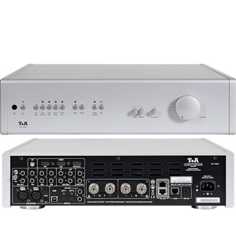 T+A PA1100E E Series Integrated Amplifier Silver