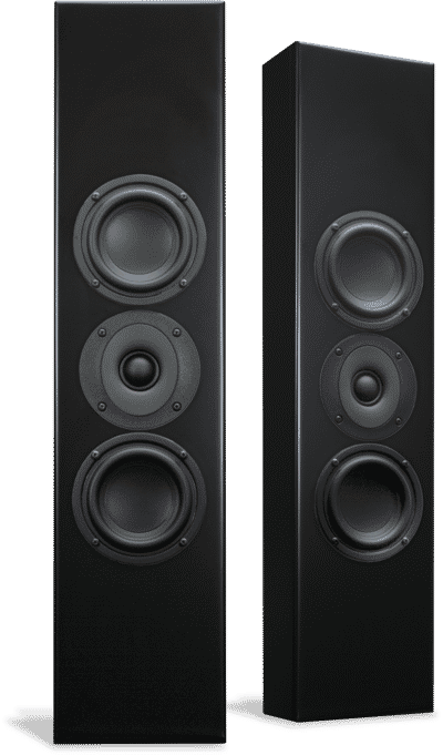 Totem Acoustic On-Wall Speaker Color Satin Black / Each (Tribe1)