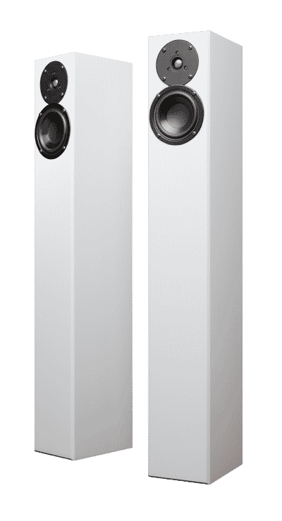 Totem Acoustic Arro Haut-Parleur Colonne Couleur Satin Blanc