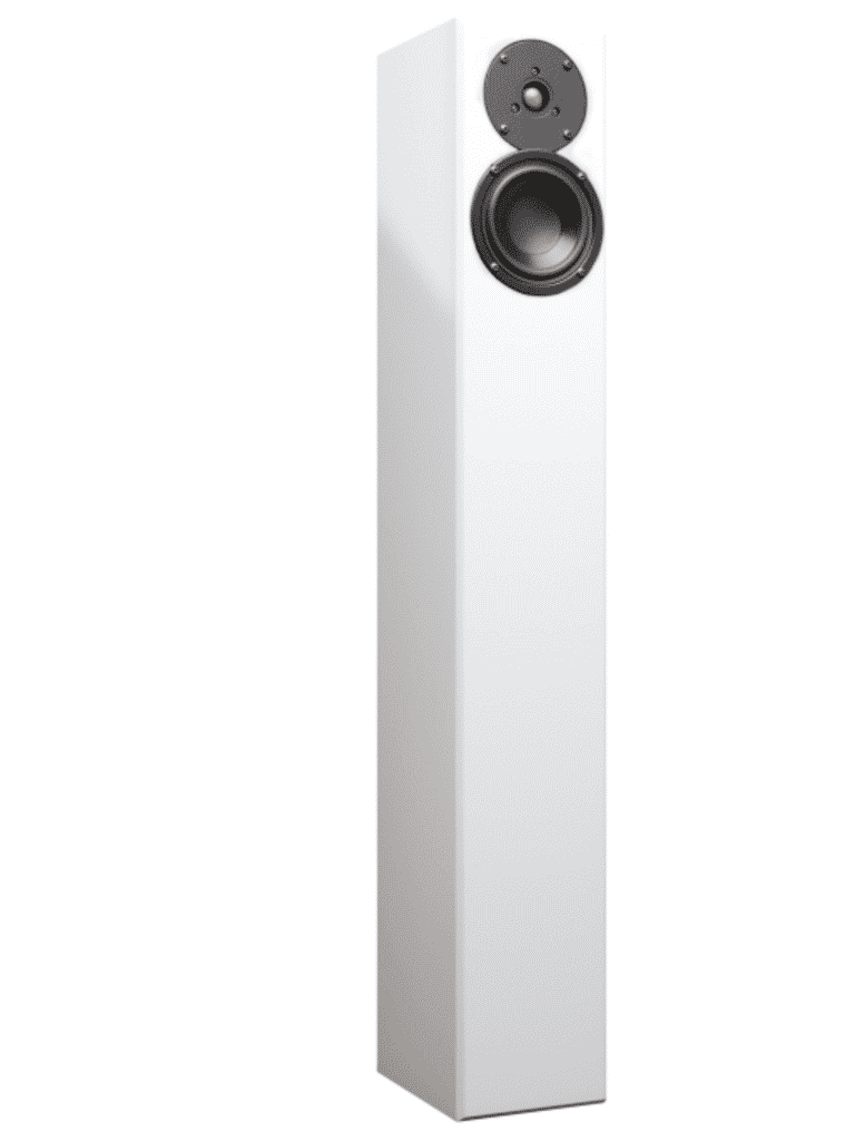 Totem Acoustic Arro Haut-Parleur Colonne Couleur Satin Blanc