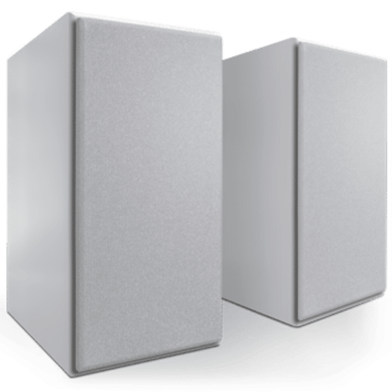 Totem Acoustic Sky Haut-Parleur Étagère Couleur Satin Blanc « Fait au Canada » (Paire)