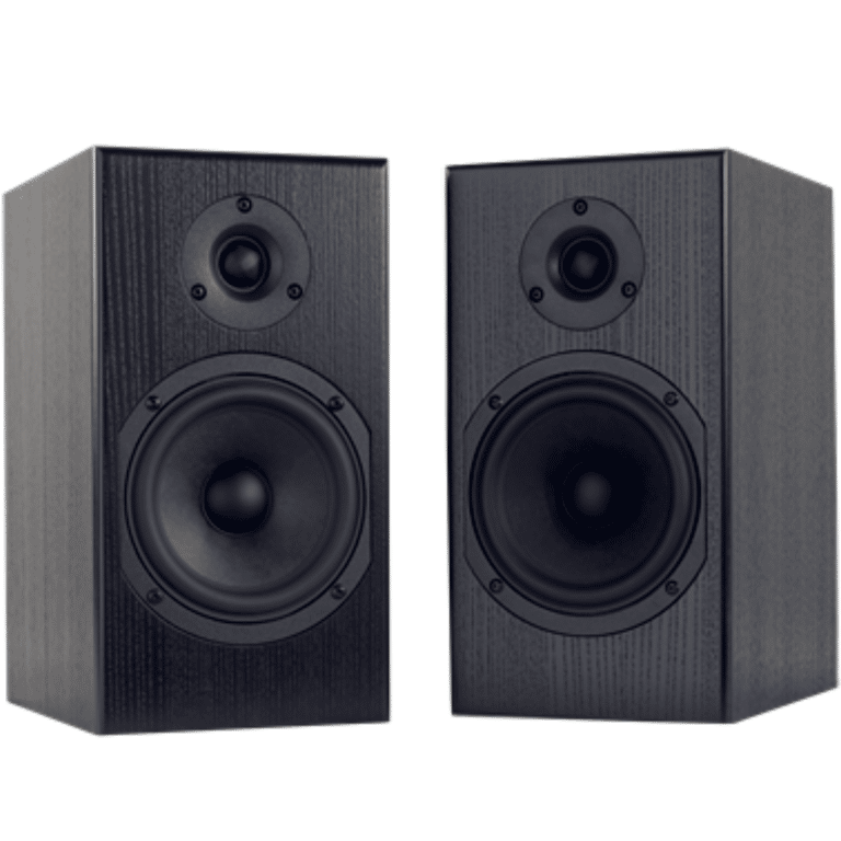 Totem Acoustic Skylight Satin Black Bookshelf Speakers Made in Canada (Pair)