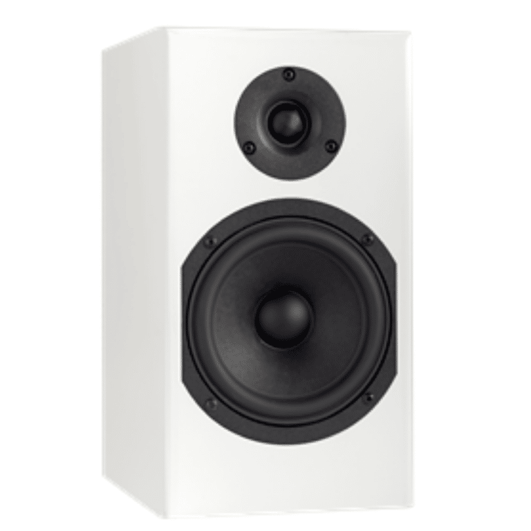 Totem Acoustic Skylight Satin White Bookshelf Speakers Made in Canada (Pair)