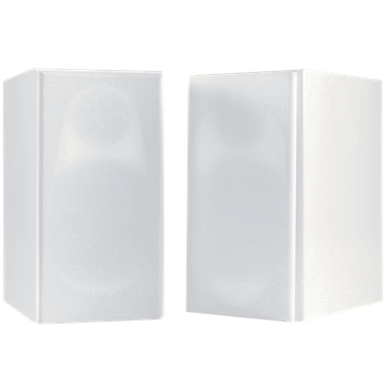 Totem Acoustic Skylight Satin White Bookshelf Speakers Made in Canada (Pair)