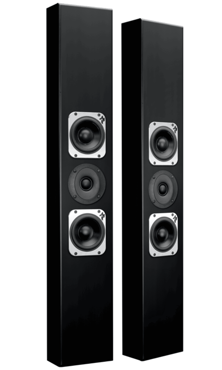 Totem Acoustic On-Wall Speaker Color Satin Black / Each (Tribe3)