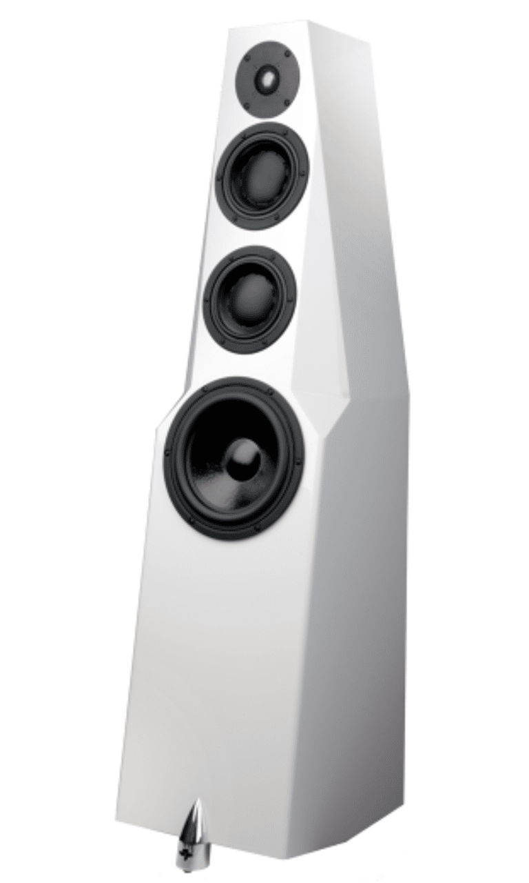 Totem Acoustic Wind Haut-Parleur Couleur Satin Blanc « Fait au Canada » (Paire)