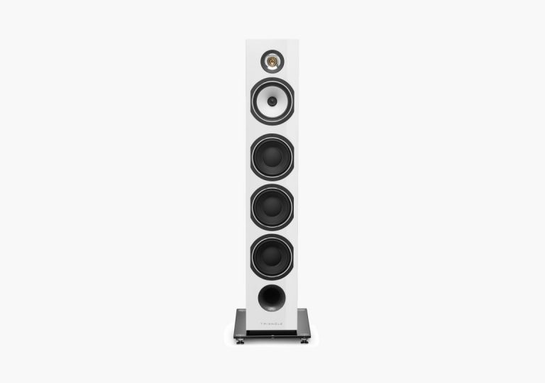 Triangle Esprit Australe Ez Hifi Enceinte Colonne Blanc Brillant