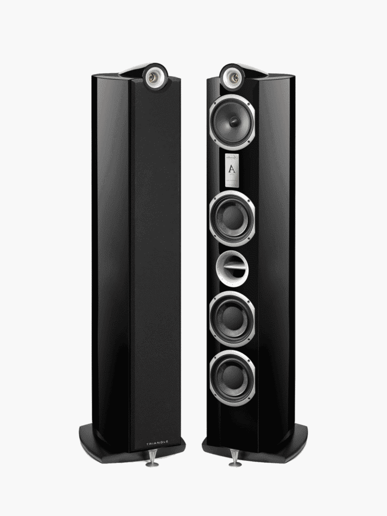 Triangle Signature Alpha High Gloss Gloss Black Tower Speakers (Pair)