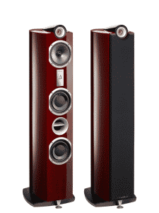 Triangle Signature Delta Haut-Parleur Colonne Couleur Acajou Finition Haute Brillance (Paire)