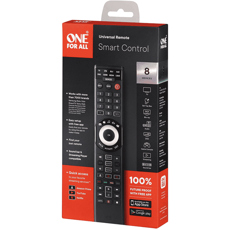 ONE for ALL UNIVERSAL REMOTE CONTROL URC 7880