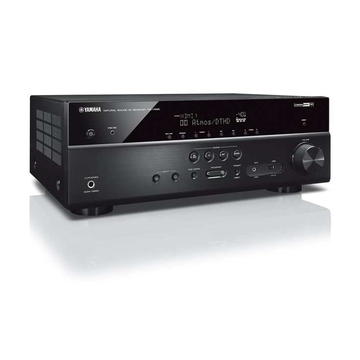 Yamaha RXV585 Récepteur Audio et Vidéo MusicCast 7.2 Canaux Noir (RX-V585)