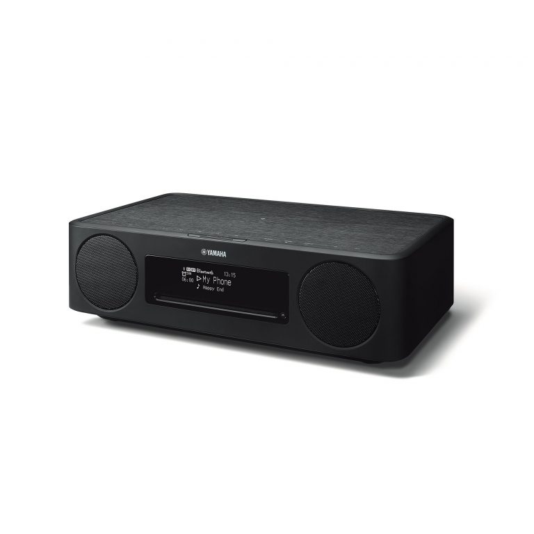 Yamaha TSXB237 Bluetooth Desktop Audio System With Qi Wireless Charger Brown (TSX-B237)