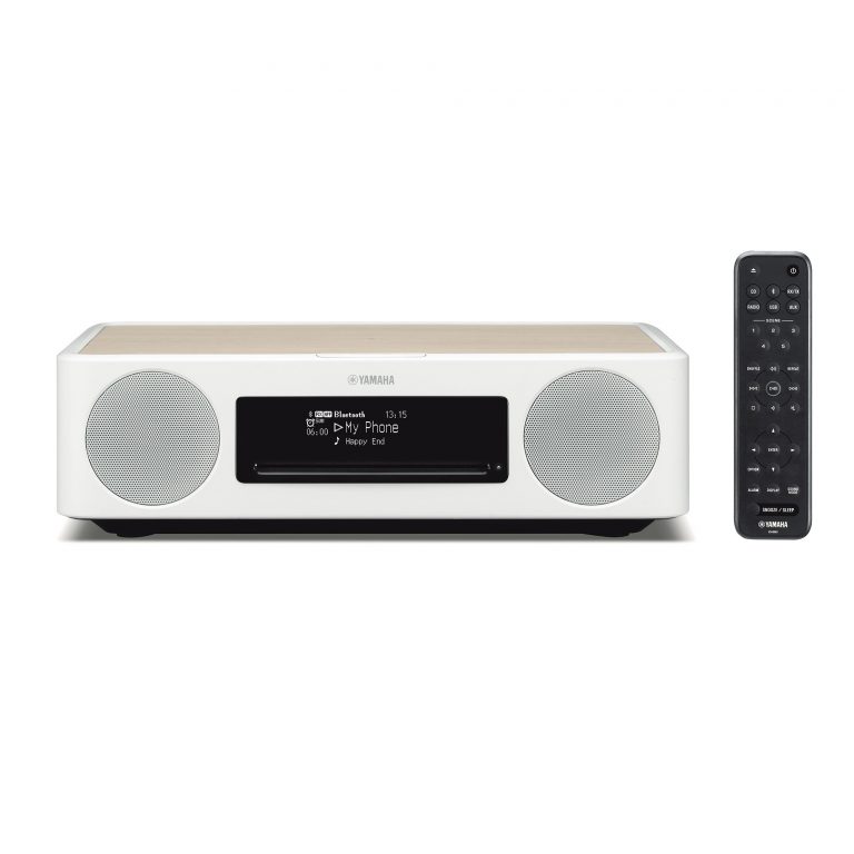 Yamaha TSXB237 Bluetooth Desktop Audio System With Qi Wireless Charger Brown (TSX-B237)