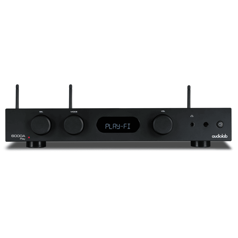 Audiolab 6000A Play Integrated Amplifier With Wireless Audio Streaming (Black)