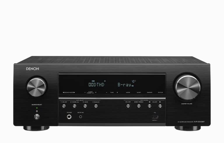 Denon Récepteur Cinéma Maison AV 5.2 Canaux 4K Bluetooth (AVR-S540BT)