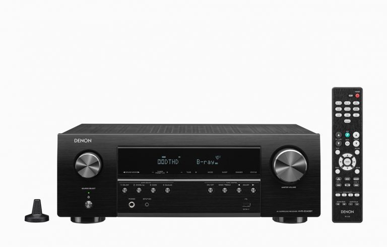 Denon Récepteur Cinéma Maison AV 5.2 Canaux 4K Bluetooth (AVR-S540BT)