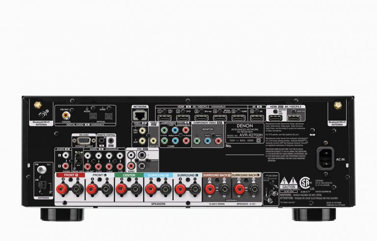 Denon 7.2 Channel 8K AV Receiver (AVR-X2700H)