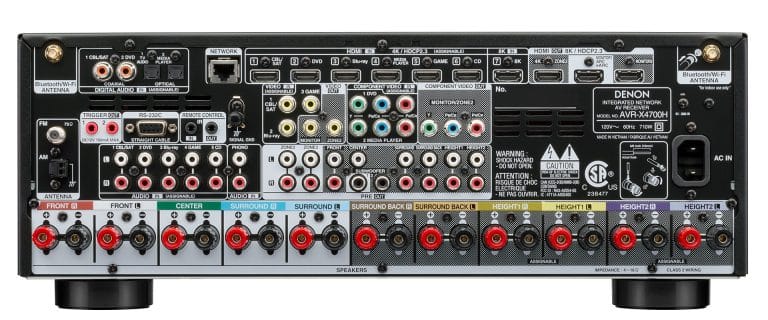 Denon Récepteur Cinéma Maison AV 9.2 Canaux 8K (AVR-X4700H)