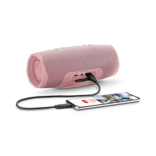JBL Charge 4 Waterproof Portable Bluetooth Speaker Pink