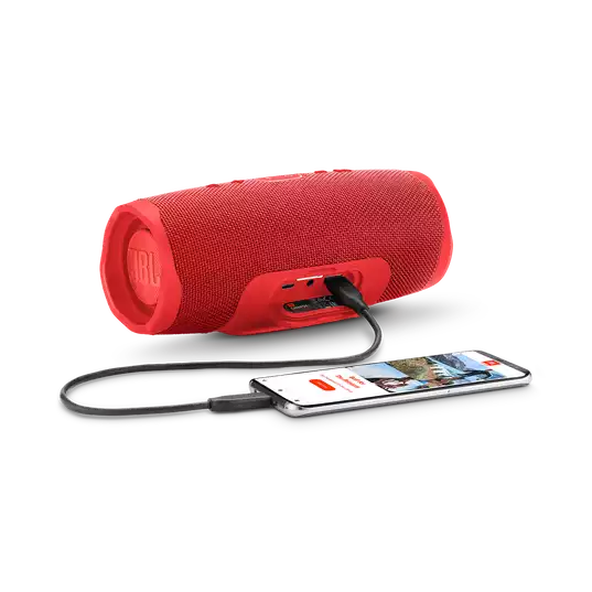 JBL Charge 4 Waterproof Portable Bluetooth Speaker Red