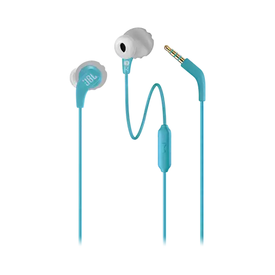 JBL Écouteur Filaire Intra-Auriculaire Pour la Course Couleur Sarcelle (Endurance Run)