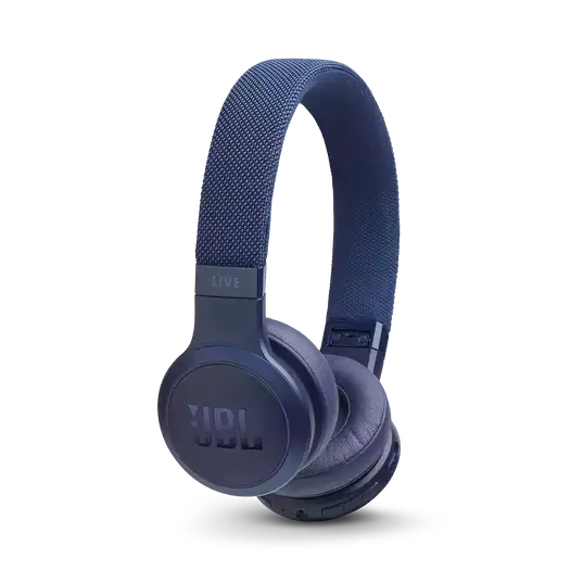 JBL Bluetooth / Wireless On-Ear Headphone Color Blue (LIVE 400BT)