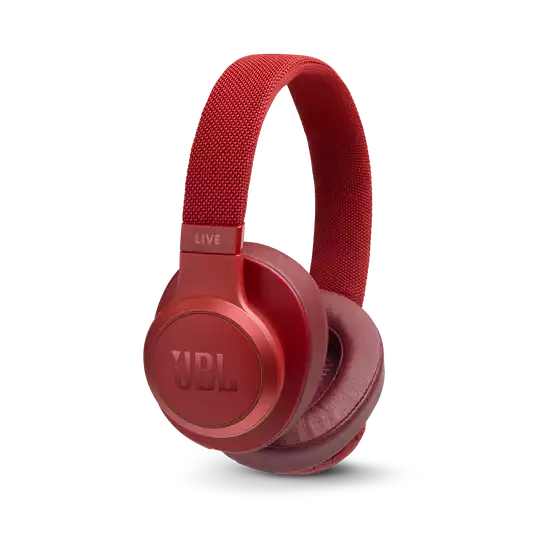 JBL Bluetooth / Wireless Over-Ear Headphone Color Red (LIVE 500BT)