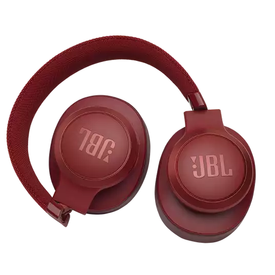 JBL Bluetooth / Wireless Over-Ear Headphone Color Red (LIVE 500BT)