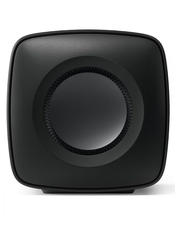 KEF Double 6.5 po Caisson de Basses Amplifié Compact Couleur Noir Carbone (KC-62)