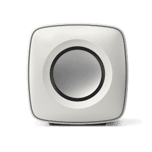 Kef Dual 6.5″ Compact Powered Subwoofer Force Canceling Drivers Color Mineral White (KC-62)