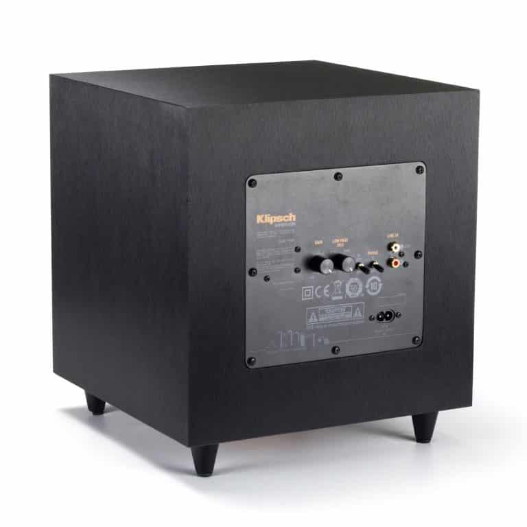 Klipsch Ensemble Haut-parleurs 5.1 + Caisson de Basses Amplifié Sans Fil Couleur Noir (RT-P51)