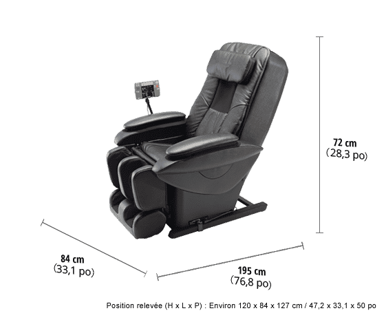Panasonic Real Pro Ultra Intensity Plus Massage Lounger Black (EP-30004)