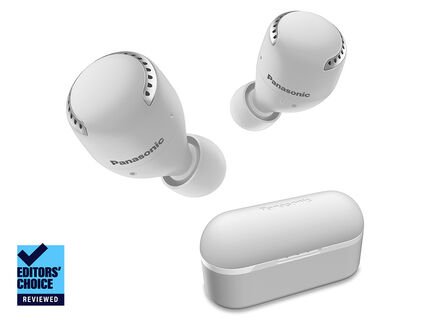 Panasonic Écouteurs Bluetooth / Sans Fil Intra-Auriculaire + Double Réduction de Bruit Hybride, Couleur Blanc (RZ-S500W)