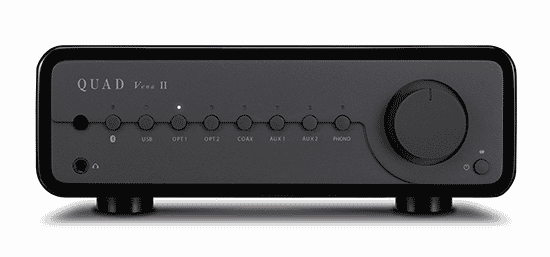 Quad Vena II Amplificateur Intégré Noir Lancaster Avec Bluetooth