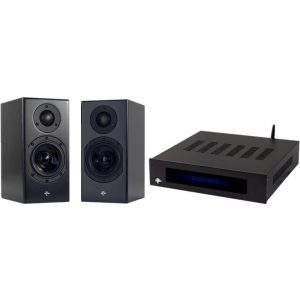 Package Totem Acoustic Kin Amp + Kin Monitor Bookshelf Speaker