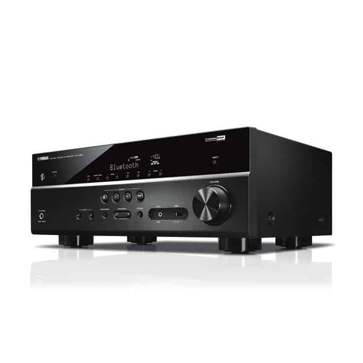 Yamaha RXV385 5.1 Channel 4K AV Receiver with Bluetooth Black (RX-V385)