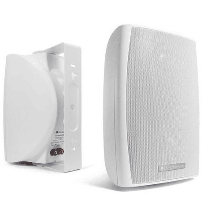 Cambridge On-Wall Outdoor Speakers Color White (ES-20)