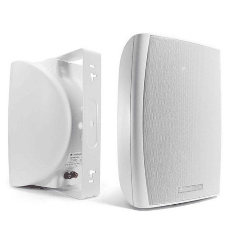 Cambridge On-Wall Outdoor Speakers Color White (ES-20)