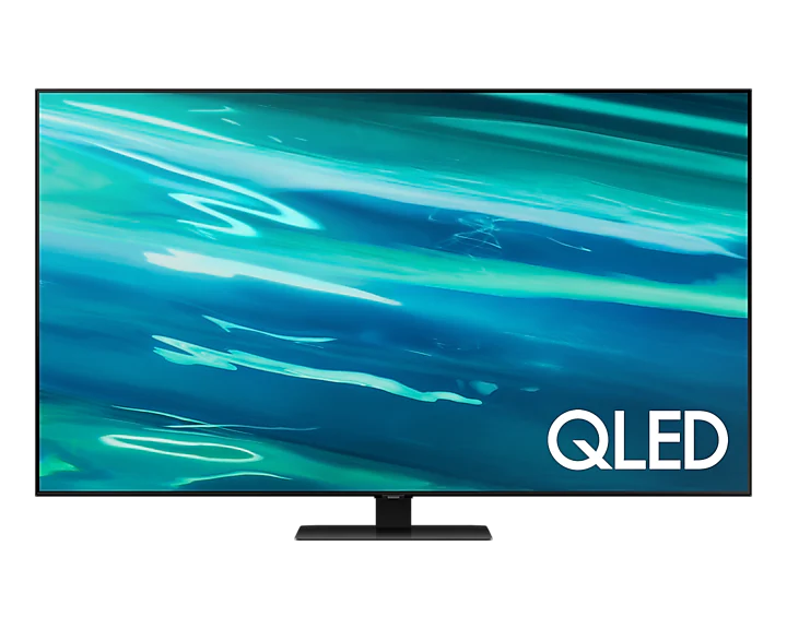 Samsung 55 po QLED 4K Ultra HD HDR Téléviseur Intelligent (QN55Q80A)