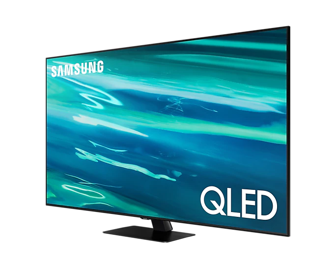 Samsung 55 po QLED 4K Ultra HD HDR Téléviseur Intelligent (QN55Q80A)