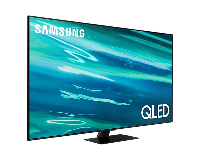 Samsung 55 po QLED 4K Ultra HD HDR Téléviseur Intelligent (QN55Q80A)