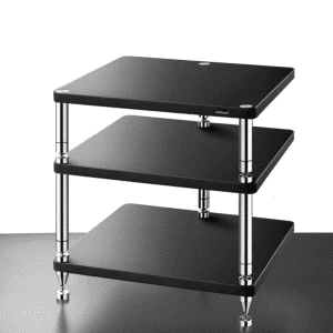 Solidsteel 3 Étagère Rack 26 po de Haut – Noir Plat (HJ-3)