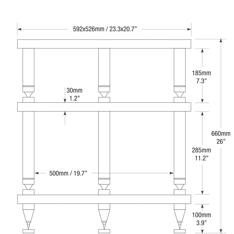 Solidsteel 3 Shelf Rack 26