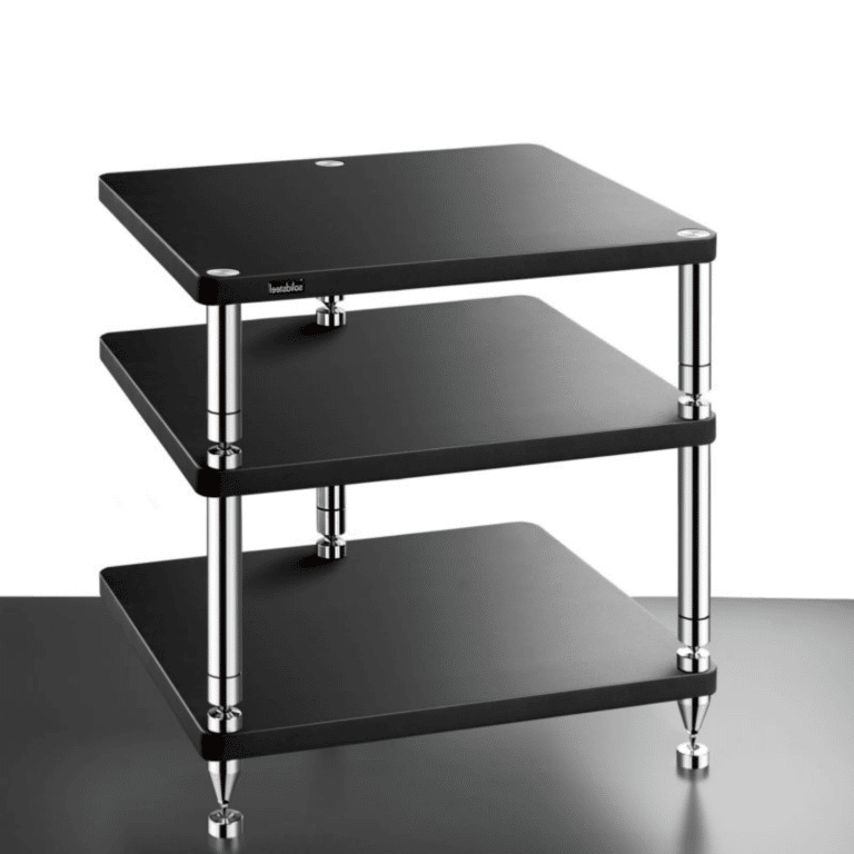 Solidsteel 3 Étagère Rack 26 po de Haut - Noir Plat (HJ-3)