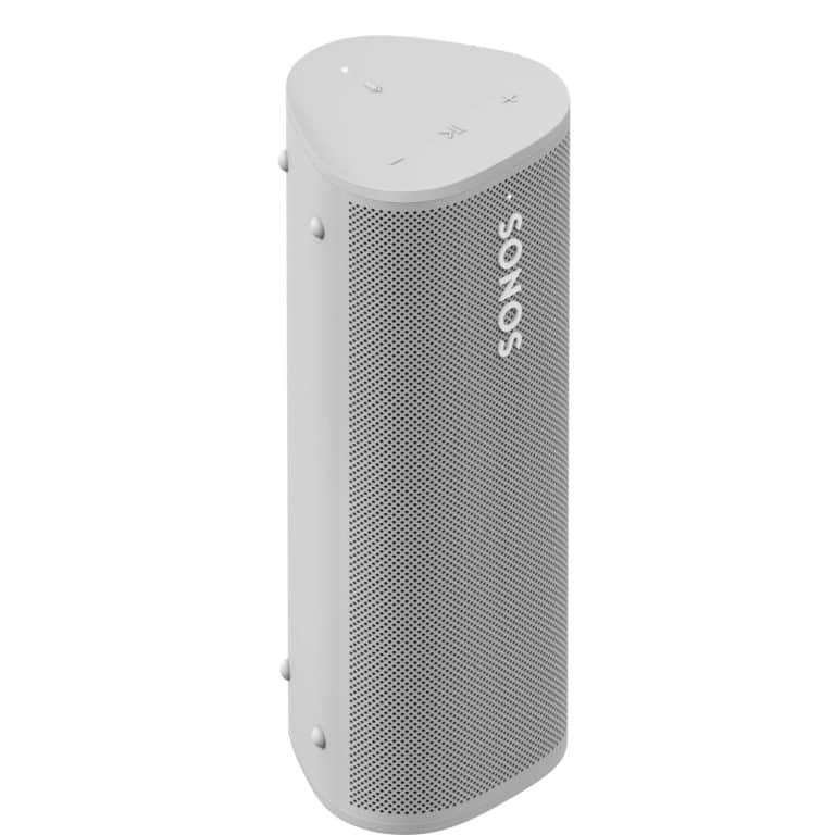 Sonos Portable Smart Streaming Waterproof Bluetooth Speaker + AirPlay 2 Color White (Roam)