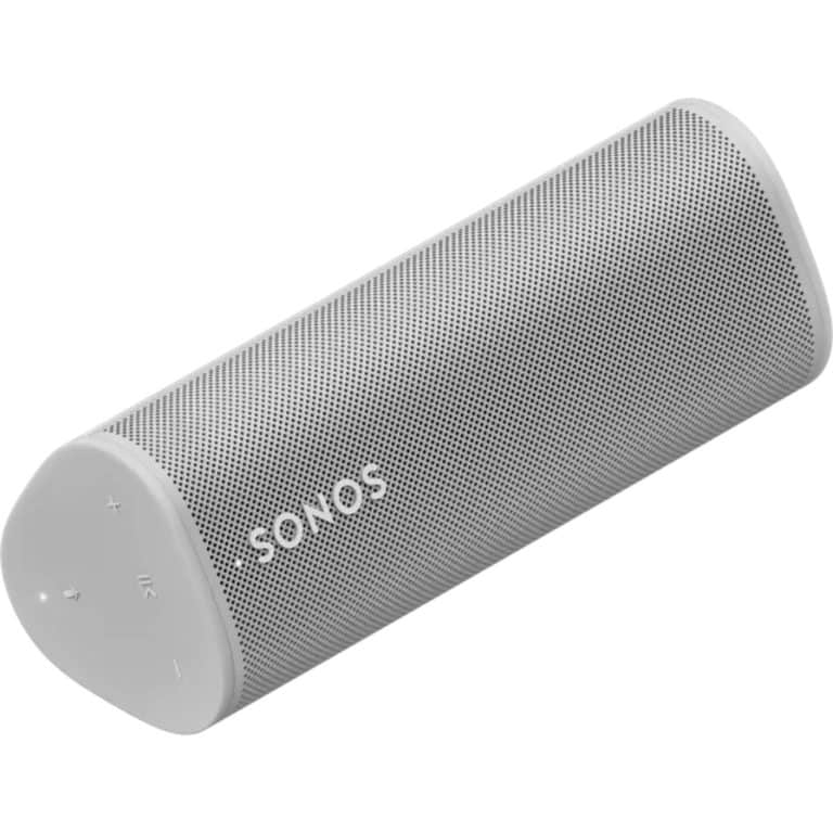 Sonos Portable Smart Streaming Waterproof Bluetooth Speaker + AirPlay 2 Color White (Roam)